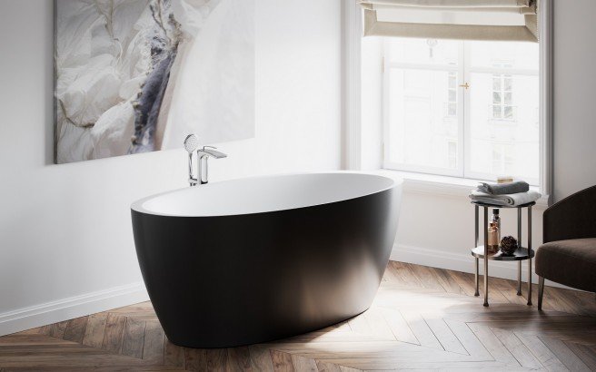 Sensuality Back wht freestanding oval solid surface bathtub by Aquatica (5) Copy